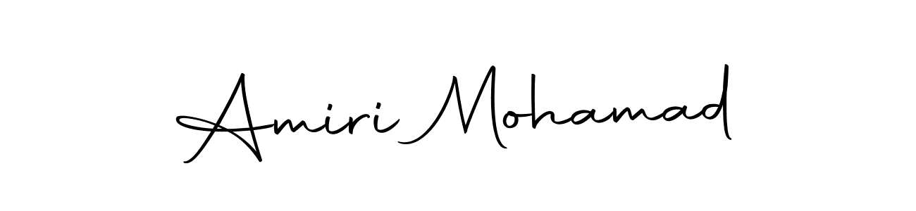 How to make Amiri Mohamad signature? Autography-DOLnW is a professional autograph style. Create handwritten signature for Amiri Mohamad name. Amiri Mohamad signature style 10 images and pictures png