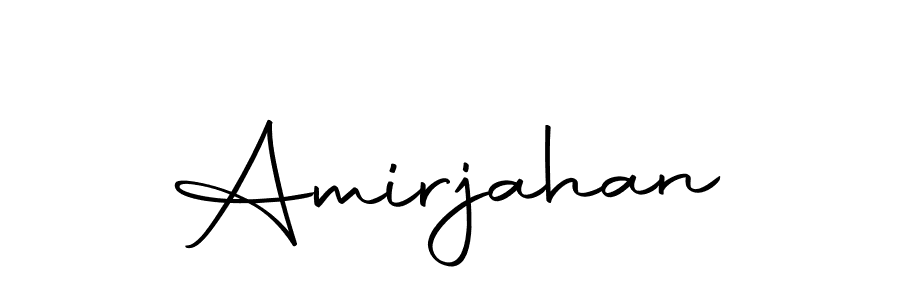 Create a beautiful signature design for name Amirjahan. With this signature (Autography-DOLnW) fonts, you can make a handwritten signature for free. Amirjahan signature style 10 images and pictures png