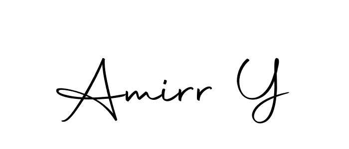 You should practise on your own different ways (Autography-DOLnW) to write your name (Amirr Y) in signature. don't let someone else do it for you. Amirr Y signature style 10 images and pictures png