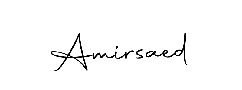 How to make Amirsaed signature? Autography-DOLnW is a professional autograph style. Create handwritten signature for Amirsaed name. Amirsaed signature style 10 images and pictures png