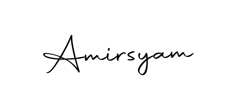 It looks lik you need a new signature style for name Amirsyam. Design unique handwritten (Autography-DOLnW) signature with our free signature maker in just a few clicks. Amirsyam signature style 10 images and pictures png