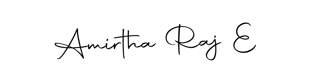 How to make Amirtha Raj E signature? Autography-DOLnW is a professional autograph style. Create handwritten signature for Amirtha Raj E name. Amirtha Raj E signature style 10 images and pictures png