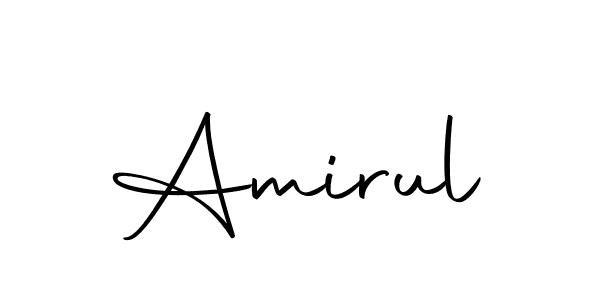 How to make Amirul signature? Autography-DOLnW is a professional autograph style. Create handwritten signature for Amirul name. Amirul signature style 10 images and pictures png
