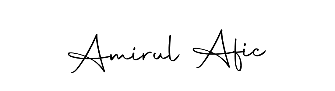 Amirul Afic stylish signature style. Best Handwritten Sign (Autography-DOLnW) for my name. Handwritten Signature Collection Ideas for my name Amirul Afic. Amirul Afic signature style 10 images and pictures png