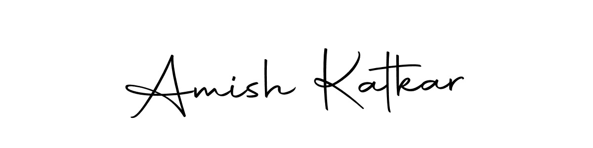 The best way (Autography-DOLnW) to make a short signature is to pick only two or three words in your name. The name Amish Katkar include a total of six letters. For converting this name. Amish Katkar signature style 10 images and pictures png