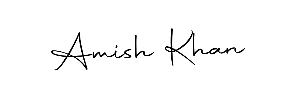 Also we have Amish Khan name is the best signature style. Create professional handwritten signature collection using Autography-DOLnW autograph style. Amish Khan signature style 10 images and pictures png