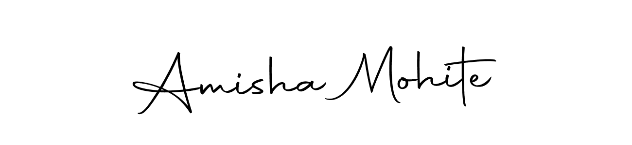 Autography-DOLnW is a professional signature style that is perfect for those who want to add a touch of class to their signature. It is also a great choice for those who want to make their signature more unique. Get Amisha Mohite name to fancy signature for free. Amisha Mohite signature style 10 images and pictures png