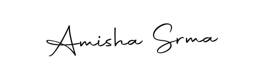 Use a signature maker to create a handwritten signature online. With this signature software, you can design (Autography-DOLnW) your own signature for name Amisha Srma. Amisha Srma signature style 10 images and pictures png