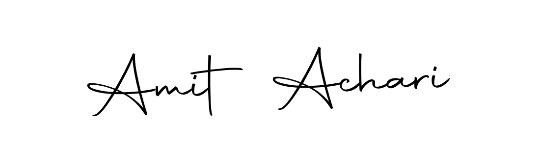 Similarly Autography-DOLnW is the best handwritten signature design. Signature creator online .You can use it as an online autograph creator for name Amit Achari. Amit Achari signature style 10 images and pictures png