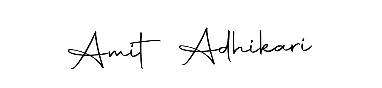 The best way (Autography-DOLnW) to make a short signature is to pick only two or three words in your name. The name Amit Adhikari include a total of six letters. For converting this name. Amit Adhikari signature style 10 images and pictures png