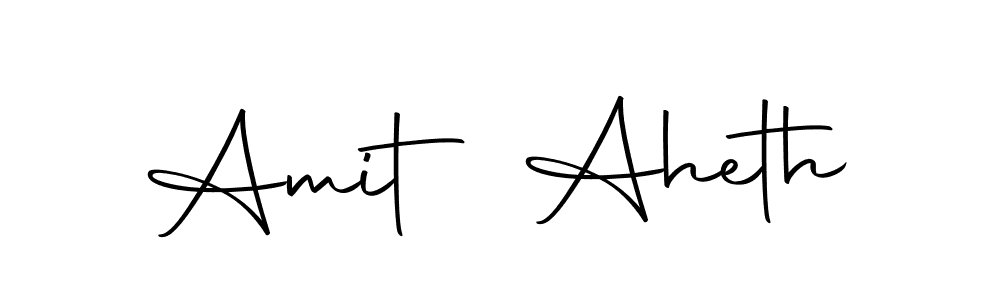 Make a beautiful signature design for name Amit Aheth. With this signature (Autography-DOLnW) style, you can create a handwritten signature for free. Amit Aheth signature style 10 images and pictures png