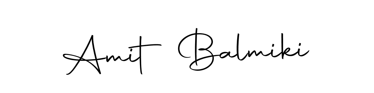 You should practise on your own different ways (Autography-DOLnW) to write your name (Amit Balmiki) in signature. don't let someone else do it for you. Amit Balmiki signature style 10 images and pictures png