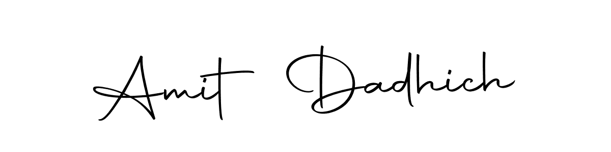 You can use this online signature creator to create a handwritten signature for the name Amit Dadhich. This is the best online autograph maker. Amit Dadhich signature style 10 images and pictures png