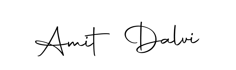 How to make Amit Dalvi name signature. Use Autography-DOLnW style for creating short signs online. This is the latest handwritten sign. Amit Dalvi signature style 10 images and pictures png