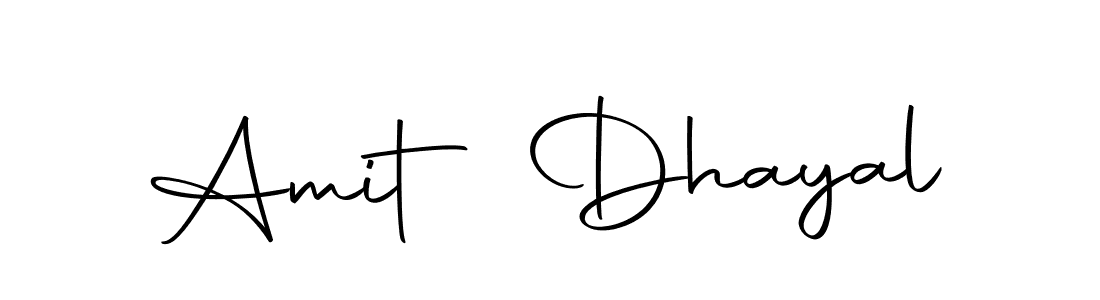 Use a signature maker to create a handwritten signature online. With this signature software, you can design (Autography-DOLnW) your own signature for name Amit Dhayal. Amit Dhayal signature style 10 images and pictures png