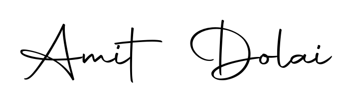 Looking for an artistic signature for Amit Dolai? The Autography-DOLnW calligraphy style gives a sophisticated flow suitable for business cards and emails. Amit Dolai signature style 10 images and pictures png