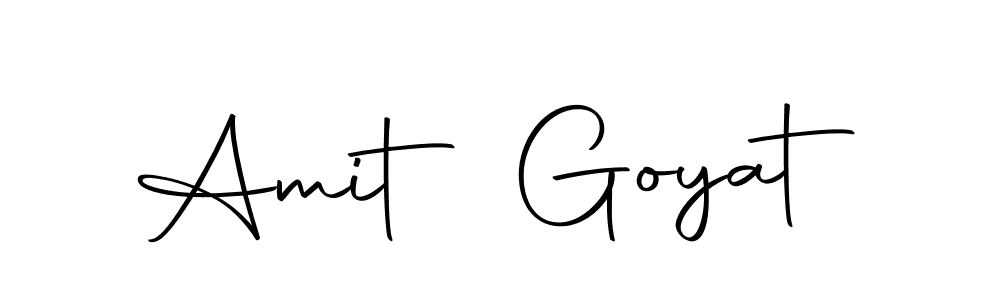 Make a beautiful signature design for name Amit Goyat. Use this online signature maker to create a handwritten signature for free. Amit Goyat signature style 10 images and pictures png