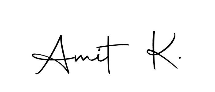 Also You can easily find your signature by using the search form. We will create Amit K. name handwritten signature images for you free of cost using Autography-DOLnW sign style. Amit K. signature style 10 images and pictures png