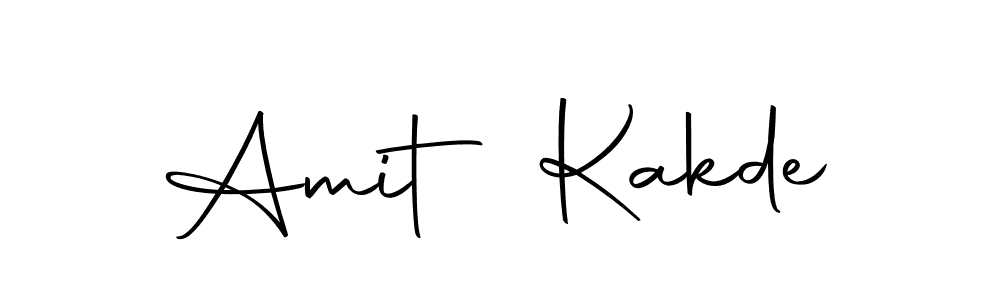 How to make Amit Kakde name signature. Use Autography-DOLnW style for creating short signs online. This is the latest handwritten sign. Amit Kakde signature style 10 images and pictures png