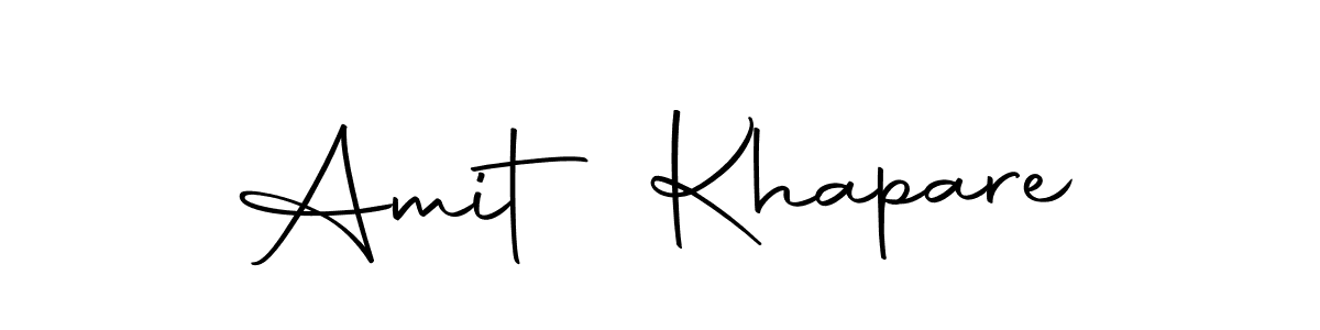 Amit Khapare stylish signature style. Best Handwritten Sign (Autography-DOLnW) for my name. Handwritten Signature Collection Ideas for my name Amit Khapare. Amit Khapare signature style 10 images and pictures png