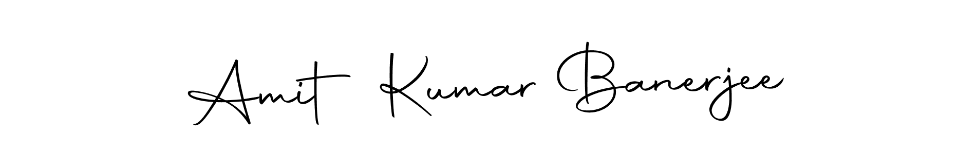 How to make Amit Kumar Banerjee name signature. Use Autography-DOLnW style for creating short signs online. This is the latest handwritten sign. Amit Kumar Banerjee signature style 10 images and pictures png