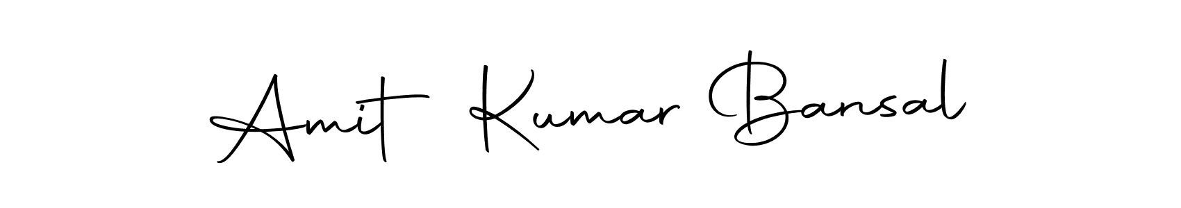 Make a short Amit Kumar Bansal signature style. Manage your documents anywhere anytime using Autography-DOLnW. Create and add eSignatures, submit forms, share and send files easily. Amit Kumar Bansal signature style 10 images and pictures png