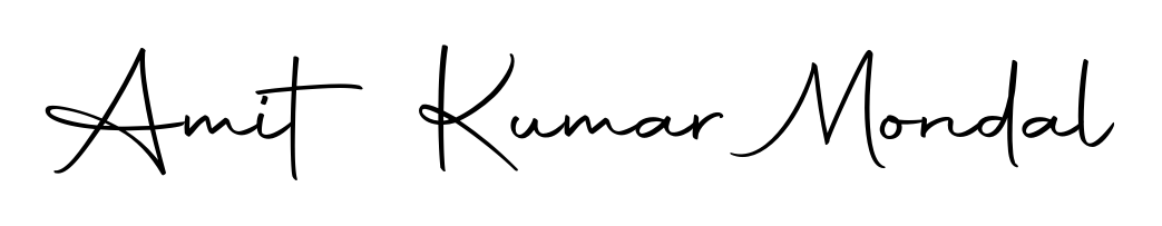 Get an exclusive digital autograph for Amit Kumar Mondal. The Autography-DOLnW typeface captures the charm of real penmanship on paper. Amit Kumar Mondal signature style 10 images and pictures png