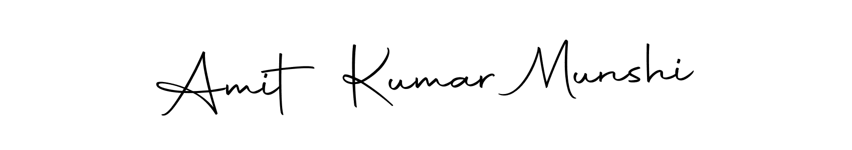 You should practise on your own different ways (Autography-DOLnW) to write your name (Amit Kumar Munshi) in signature. don't let someone else do it for you. Amit Kumar Munshi signature style 10 images and pictures png
