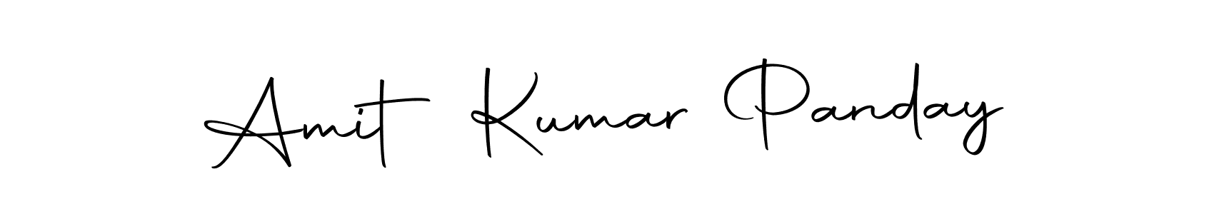 How to make Amit Kumar Panday name signature. Use Autography-DOLnW style for creating short signs online. This is the latest handwritten sign. Amit Kumar Panday signature style 10 images and pictures png