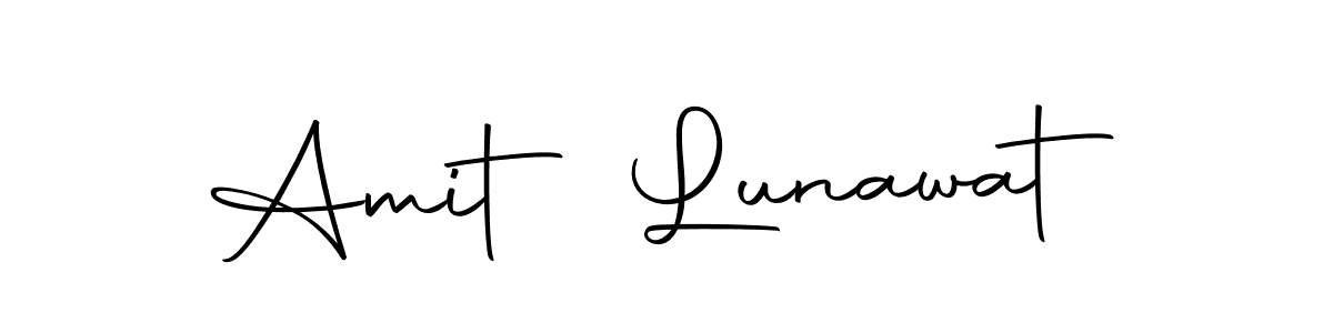 Make a beautiful signature design for name Amit Lunawat. With this signature (Autography-DOLnW) style, you can create a handwritten signature for free. Amit Lunawat signature style 10 images and pictures png