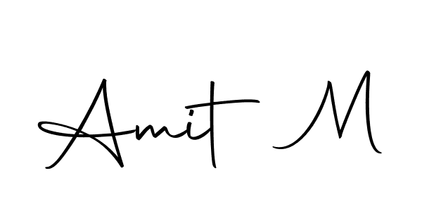 Make a beautiful signature design for name Amit M. Use this online signature maker to create a handwritten signature for free. Amit M signature style 10 images and pictures png