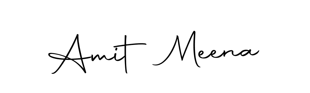 Also we have Amit Meena name is the best signature style. Create professional handwritten signature collection using Autography-DOLnW autograph style. Amit Meena signature style 10 images and pictures png