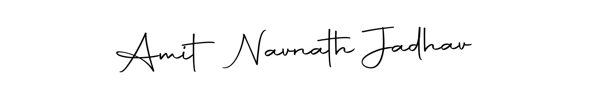 Create a beautiful signature design for name Amit Navnath Jadhav. With this signature (Autography-DOLnW) fonts, you can make a handwritten signature for free. Amit Navnath Jadhav signature style 10 images and pictures png