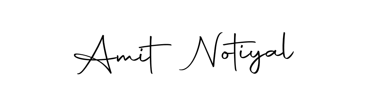 Use a signature maker to create a handwritten signature online. With this signature software, you can design (Autography-DOLnW) your own signature for name Amit Notiyal. Amit Notiyal signature style 10 images and pictures png