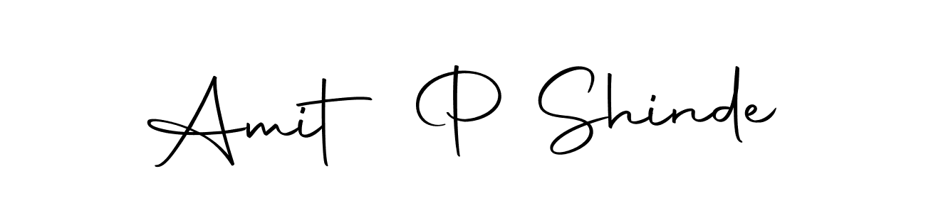 Design your own signature with our free online signature maker. With this signature software, you can create a handwritten (Autography-DOLnW) signature for name Amit P Shinde. Amit P Shinde signature style 10 images and pictures png