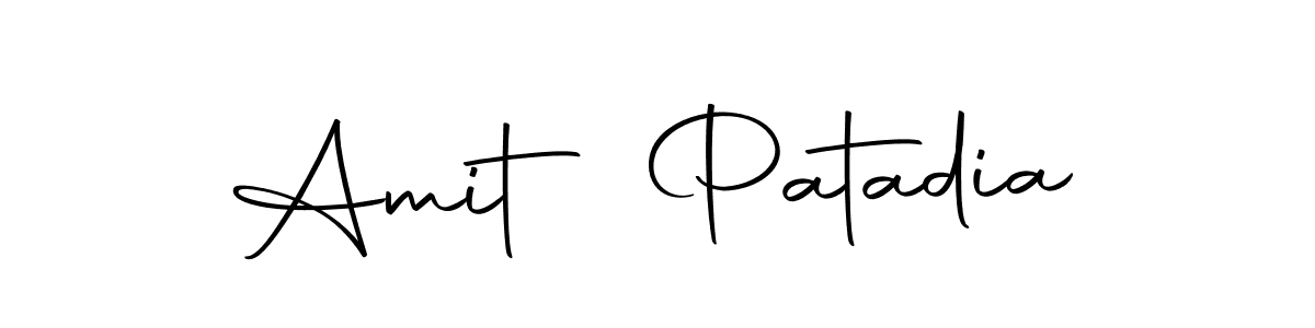 Make a beautiful signature design for name Amit Patadia. Use this online signature maker to create a handwritten signature for free. Amit Patadia signature style 10 images and pictures png