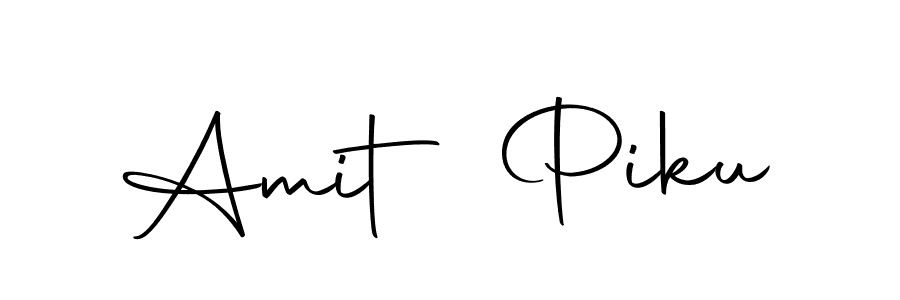 Design your own signature with our free online signature maker. With this signature software, you can create a handwritten (Autography-DOLnW) signature for name Amit Piku. Amit Piku signature style 10 images and pictures png