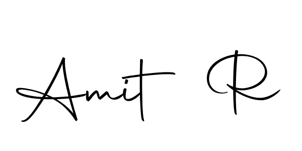 Make a beautiful signature design for name Amit R. With this signature (Autography-DOLnW) style, you can create a handwritten signature for free. Amit R signature style 10 images and pictures png