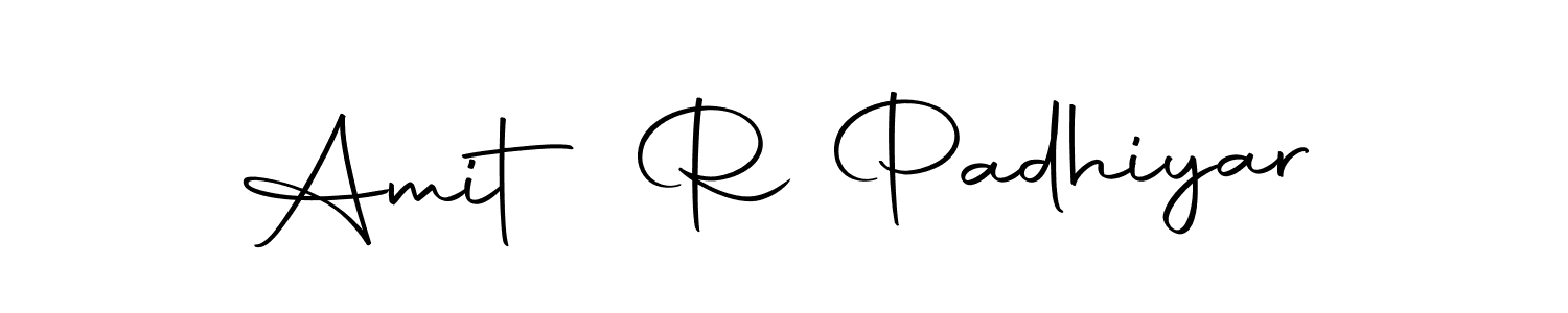 Create a beautiful signature design for name Amit R Padhiyar. With this signature (Autography-DOLnW) fonts, you can make a handwritten signature for free. Amit R Padhiyar signature style 10 images and pictures png