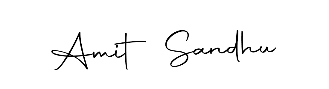 How to make Amit Sandhu name signature. Use Autography-DOLnW style for creating short signs online. This is the latest handwritten sign. Amit Sandhu signature style 10 images and pictures png