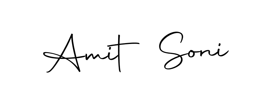 Also we have Amit Soni name is the best signature style. Create professional handwritten signature collection using Autography-DOLnW autograph style. Amit Soni signature style 10 images and pictures png