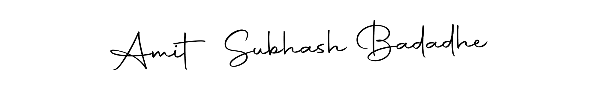 Make a beautiful signature design for name Amit Subhash Badadhe. Use this online signature maker to create a handwritten signature for free. Amit Subhash Badadhe signature style 10 images and pictures png