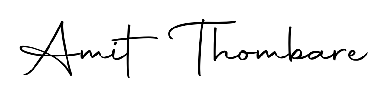 Make a beautiful signature design for name Amit Thombare. Use this online signature maker to create a handwritten signature for free. Amit Thombare signature style 10 images and pictures png