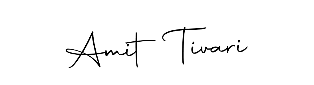 How to make Amit Tivari name signature. Use Autography-DOLnW style for creating short signs online. This is the latest handwritten sign. Amit Tivari signature style 10 images and pictures png