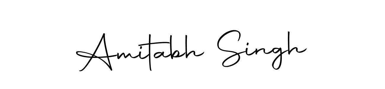 Create a beautiful signature design for name Amitabh Singh. With this signature (Autography-DOLnW) fonts, you can make a handwritten signature for free. Amitabh Singh signature style 10 images and pictures png