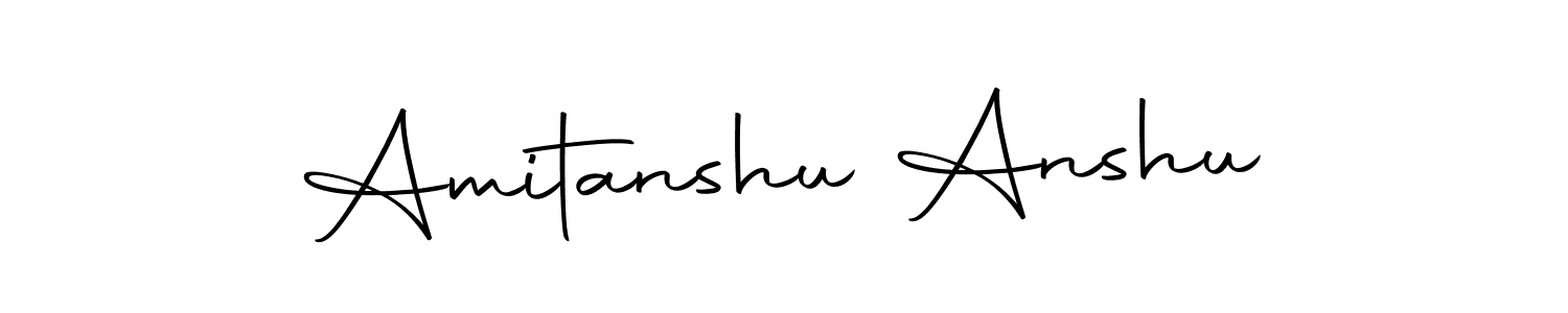 Make a short Amitanshu Anshu signature style. Manage your documents anywhere anytime using Autography-DOLnW. Create and add eSignatures, submit forms, share and send files easily. Amitanshu Anshu signature style 10 images and pictures png