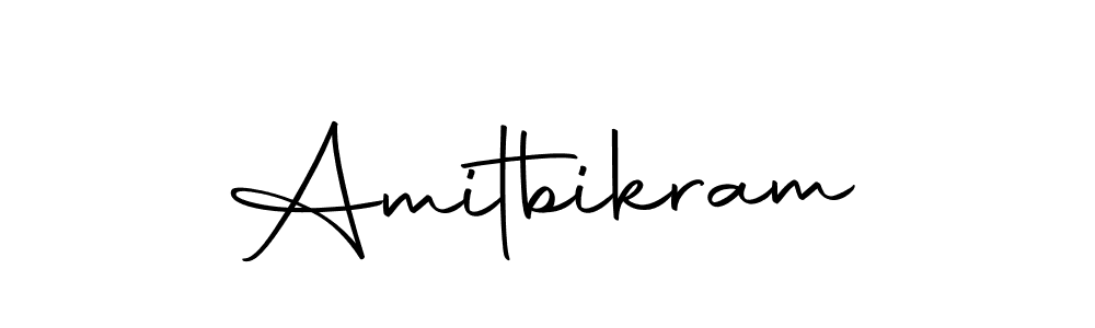 Design your own signature with our free online signature maker. With this signature software, you can create a handwritten (Autography-DOLnW) signature for name Amitbikram. Amitbikram signature style 10 images and pictures png