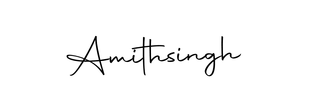 Create a beautiful signature design for name Amithsingh. With this signature (Autography-DOLnW) fonts, you can make a handwritten signature for free. Amithsingh signature style 10 images and pictures png