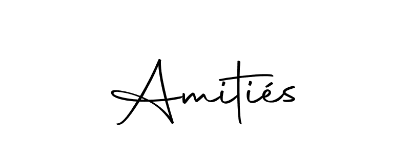 Also we have Amitiés name is the best signature style. Create professional handwritten signature collection using Autography-DOLnW autograph style. Amitiés signature style 10 images and pictures png