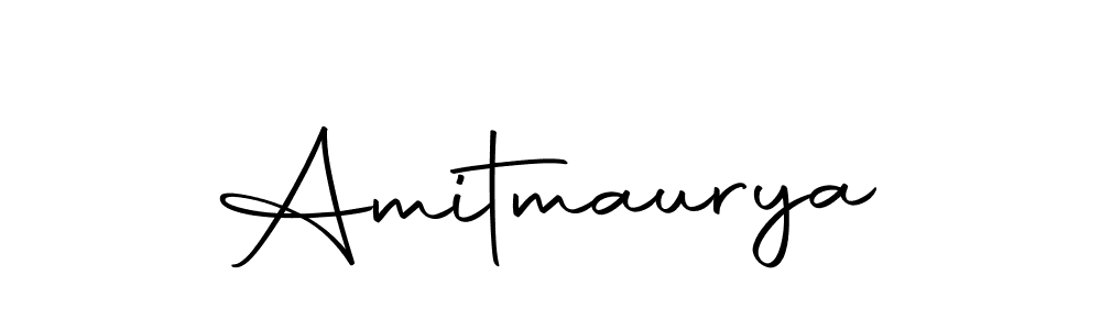 Create a beautiful signature design for name Amitmaurya. With this signature (Autography-DOLnW) fonts, you can make a handwritten signature for free. Amitmaurya signature style 10 images and pictures png